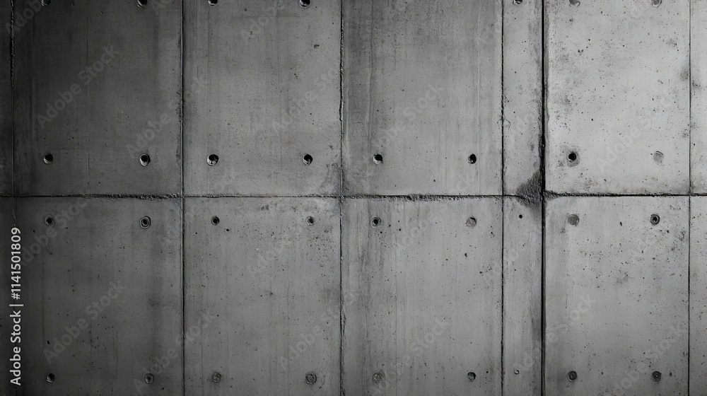 High-resolution close-up of grey concrete wall texture featuring detailed industrial patterns and urban background, perfect for architectural design, interior projects, graphic design High-resolution close-up of grey concrete wall texture featuring detailed industrial patterns and urban background, perfect for architectural design, interior projects, graphic design