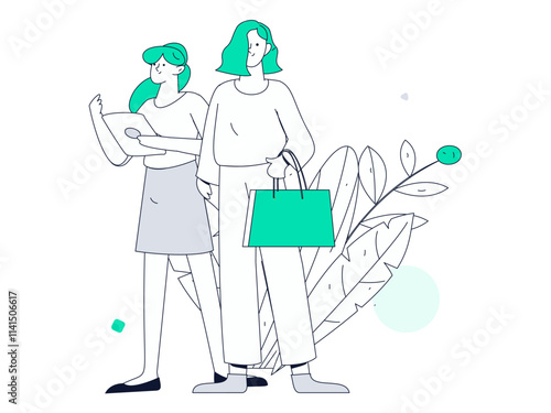 3.12 International Women's Day professional women flat character vector concept operation hand drawn illustration
