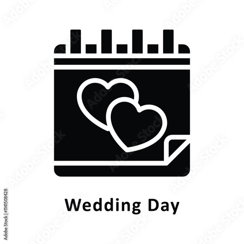 Free Download Wedding Day Vector Gylph Icon. Eps 10 File - GFXLoad
