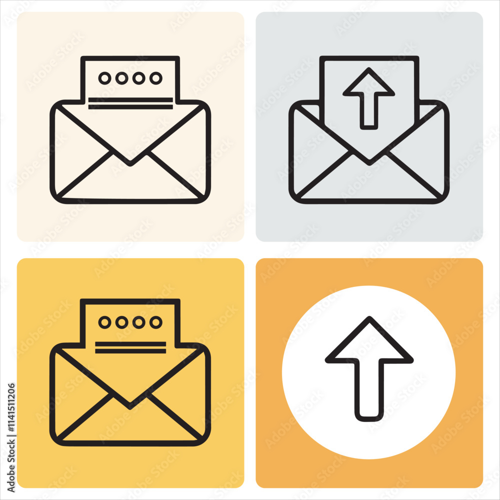 envelope mail icon set web buttons vector file
envelope mail icon set web buttons vector file