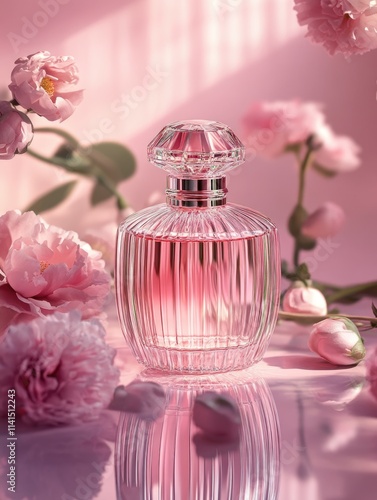 Pink Perfume Bottle