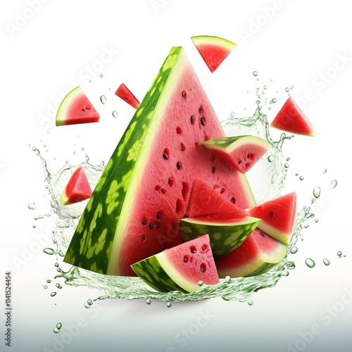 water melon and watermelon photo