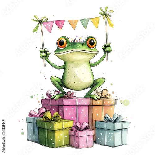 Happy Frog's Birthday Celebration photo