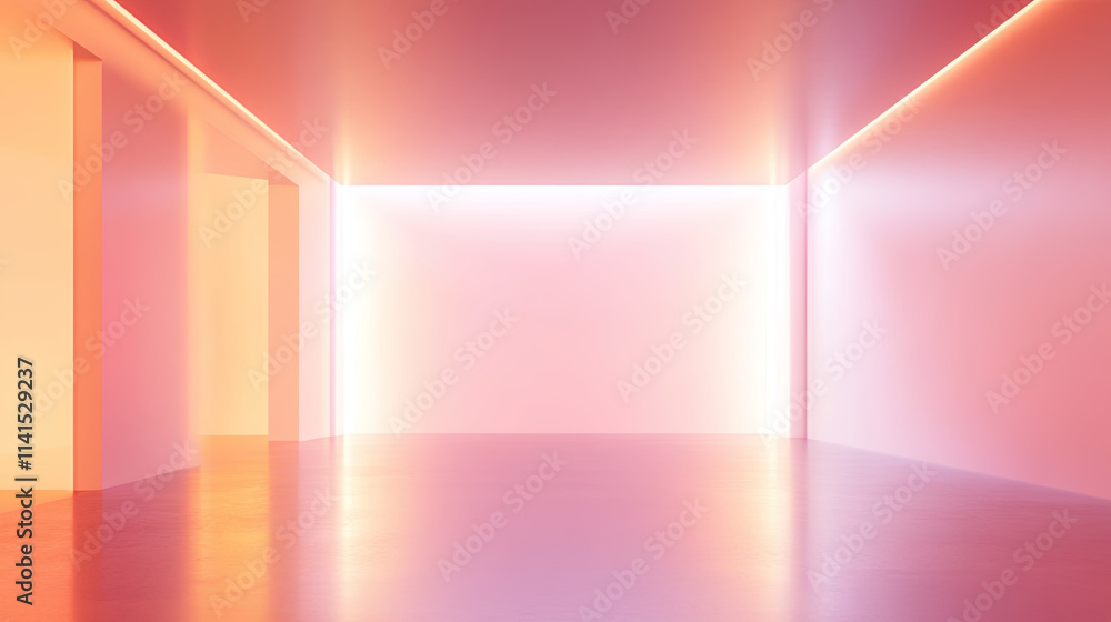 Empty room Abstract neon light fluorescent Neon Lights glow studio background for product presentation Empty room Abstract neon light fluorescent Neon Lights glow studio background for product presentation