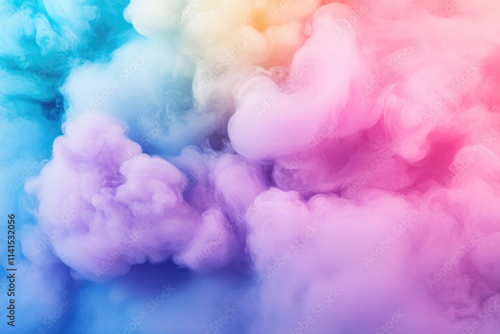 Colored smoke cloud Colored smoke cloud