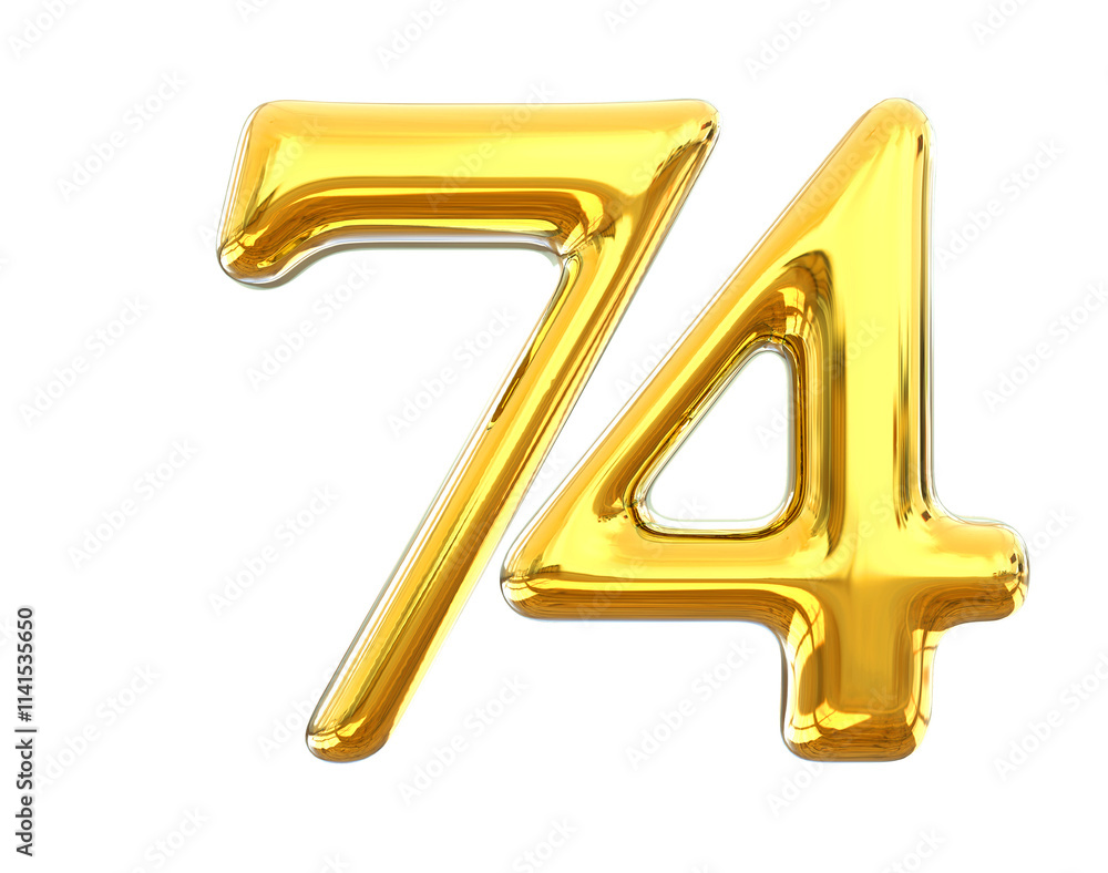 Gold Number 74