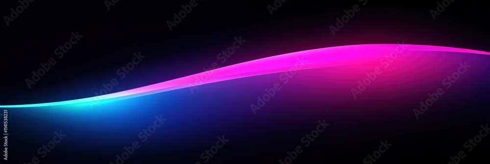 Iridescent Wave on Pitch Black Background with Pastel Hues, Smooth Gradient Flowing Light Design for Digital Art and Backgrounds Iridescent Wave on Pitch Black Background with Pastel Hues, Smooth Gradient Flowing Light Design for Digital Art and Backgrounds