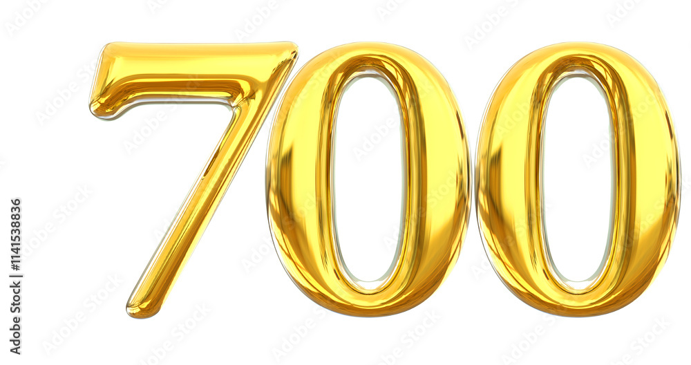 Gold Number 700 Gold Number 700