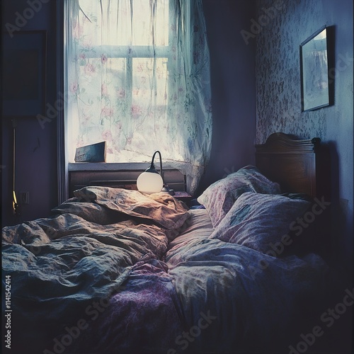 Serene Bedroom: A Peaceful Morning's Light