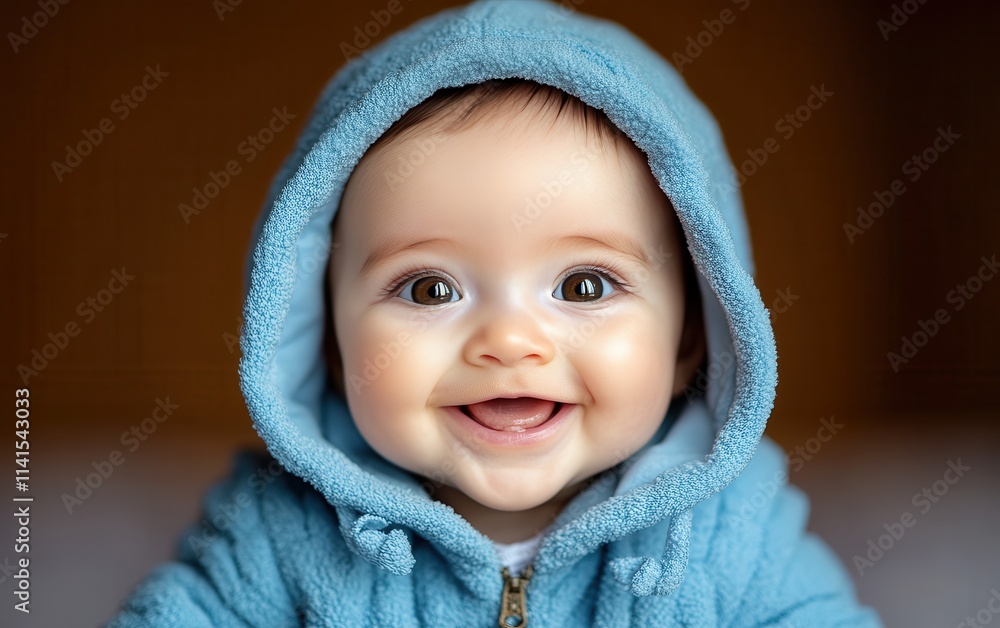 Asian boy or girl smiling with coat in studio color background Asian boy or girl smiling with coat in studio color background