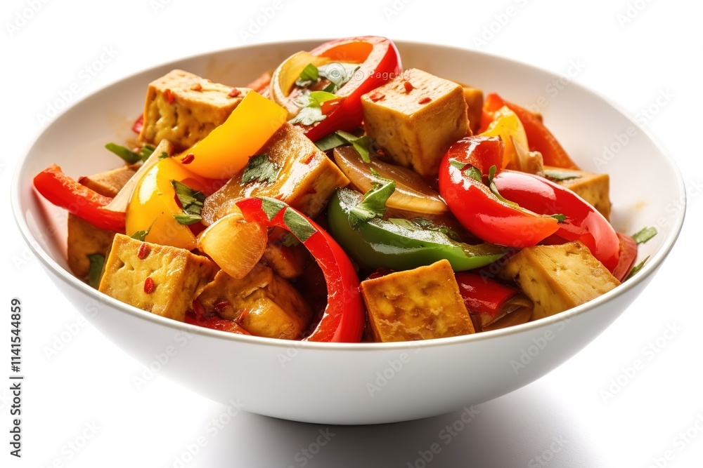 Delicious Tofu and Bell Pepper Stir Fry Delicious Tofu and Bell Pepper Stir Fry