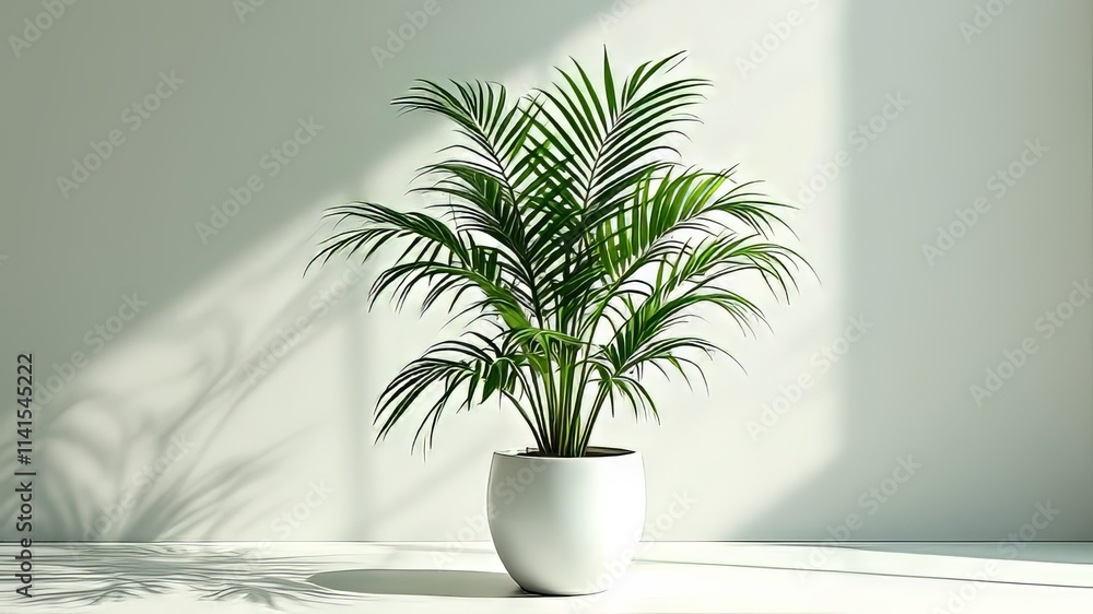 A miniature palm, perfect for a small space. A miniature palm, perfect for a small space.