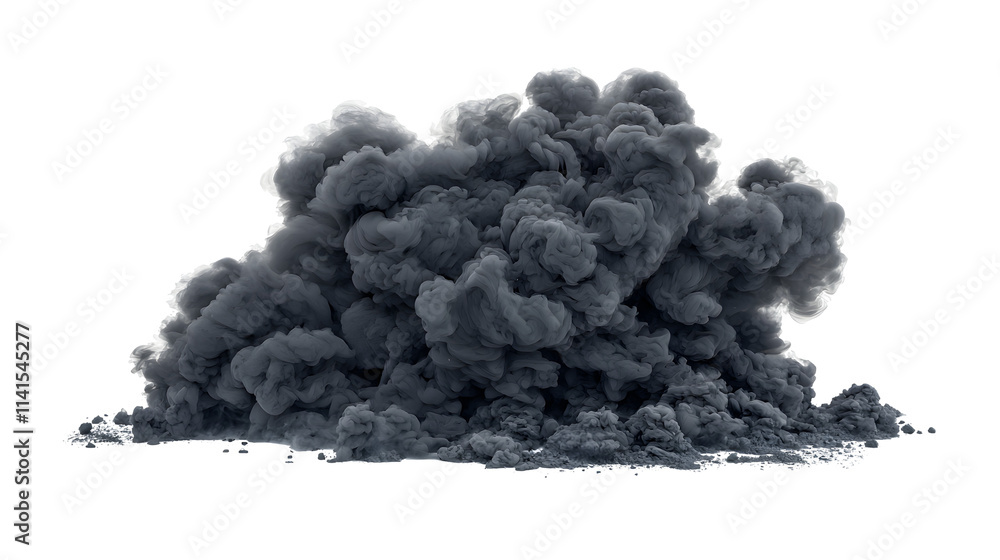 Black smoke cloud isolated on white stock photo abstract environment close-up environmental concept Black smoke cloud isolated on white stock photo abstract environment close-up environmental concept