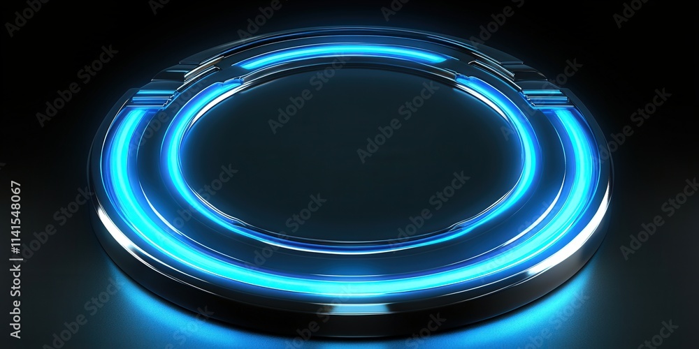 Abstract Neon Ring on Pitch Black Background with Luminous Glow Creating a Futuristic and Artistic Visual Effect for Creative Projects Abstract Neon Ring on Pitch Black Background with Luminous Glow Creating a Futuristic and Artistic Visual Effect for Creative Projects