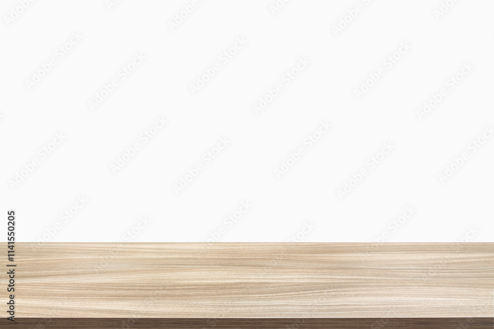 empty wooden table top in foreground isolated on background with clipping path. used for template mock up for display or montage products. showing your objects or mounting. wooden counter. empty wooden table top in foreground isolated on background with clipping path. used for template mock up for display or montage products. showing your objects or mounting. wooden counter.