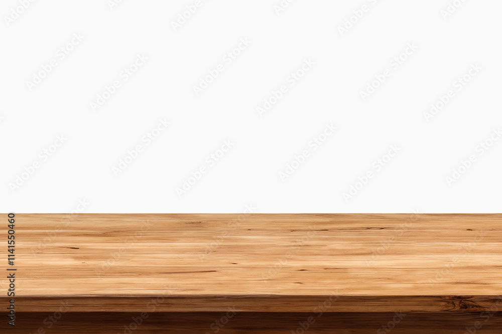 empty wooden table top in foreground isolated on background with clipping path. used for template mock up for display or montage products. showing your objects or mounting. wooden counter. empty wooden table top in foreground isolated on background with clipping path. used for template mock up for display or montage products. showing your objects or mounting. wooden counter.