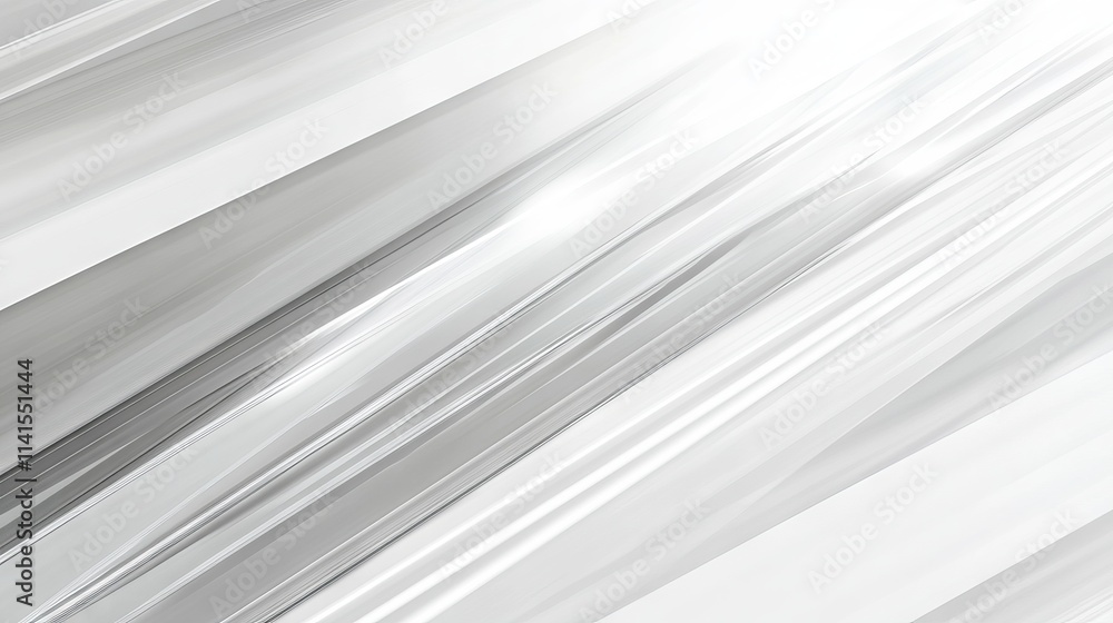 Fototapeta premium Abstract white and gray background featuring geometric lines and soft light gradients – minimalist space design concept