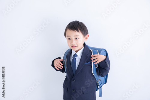 緊張する男の子 photo