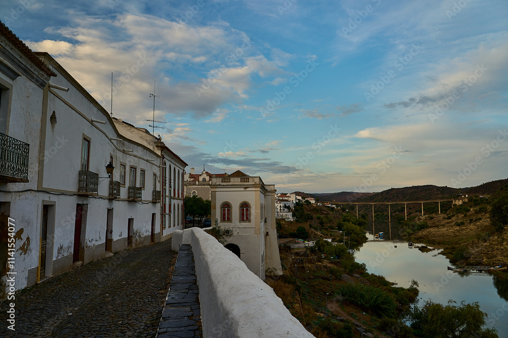 old town of the historic city of Mertola.