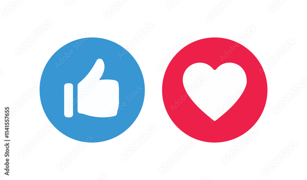 Like, Share, comment and love heart icon buttons. Social media notification vector icon set. Like icon button , thumb up icon.vector illustration eps 10 Like, Share, comment and love heart icon buttons. Social media notification vector icon set. Like icon button , thumb up icon.vector illustration eps 10