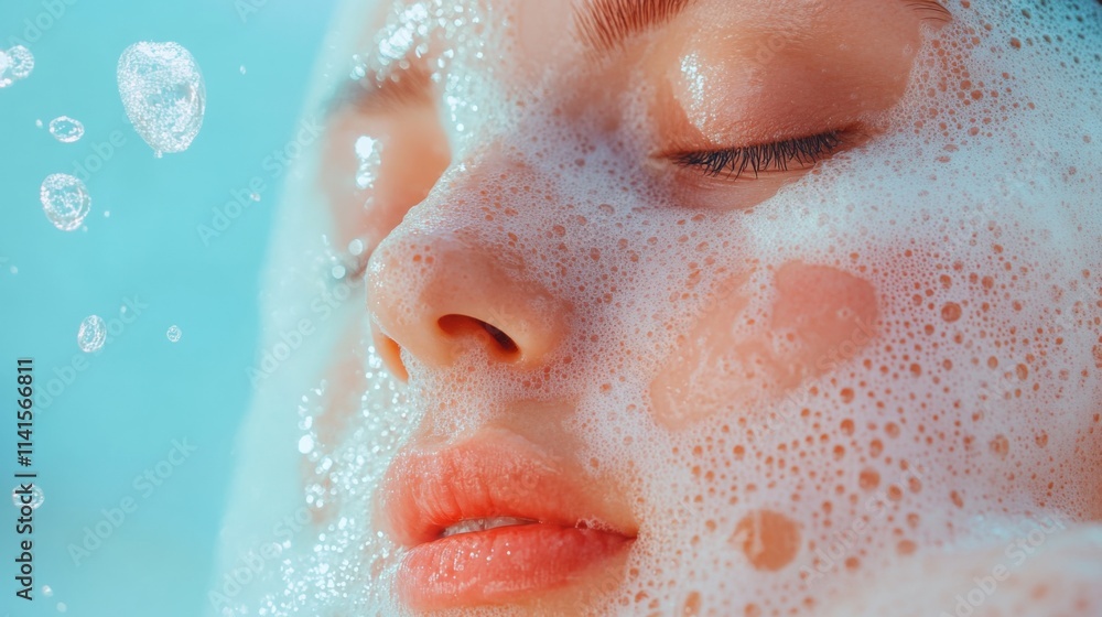 Fresh spring skincare routine with gentle foam cleanser for radiant complexion Fresh spring skincare routine with gentle foam cleanser for radiant complexion