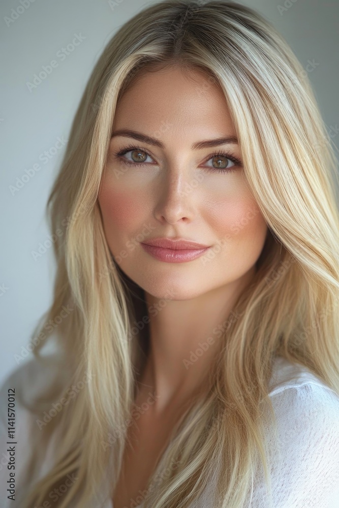 Blonde woman posing Blonde woman posing