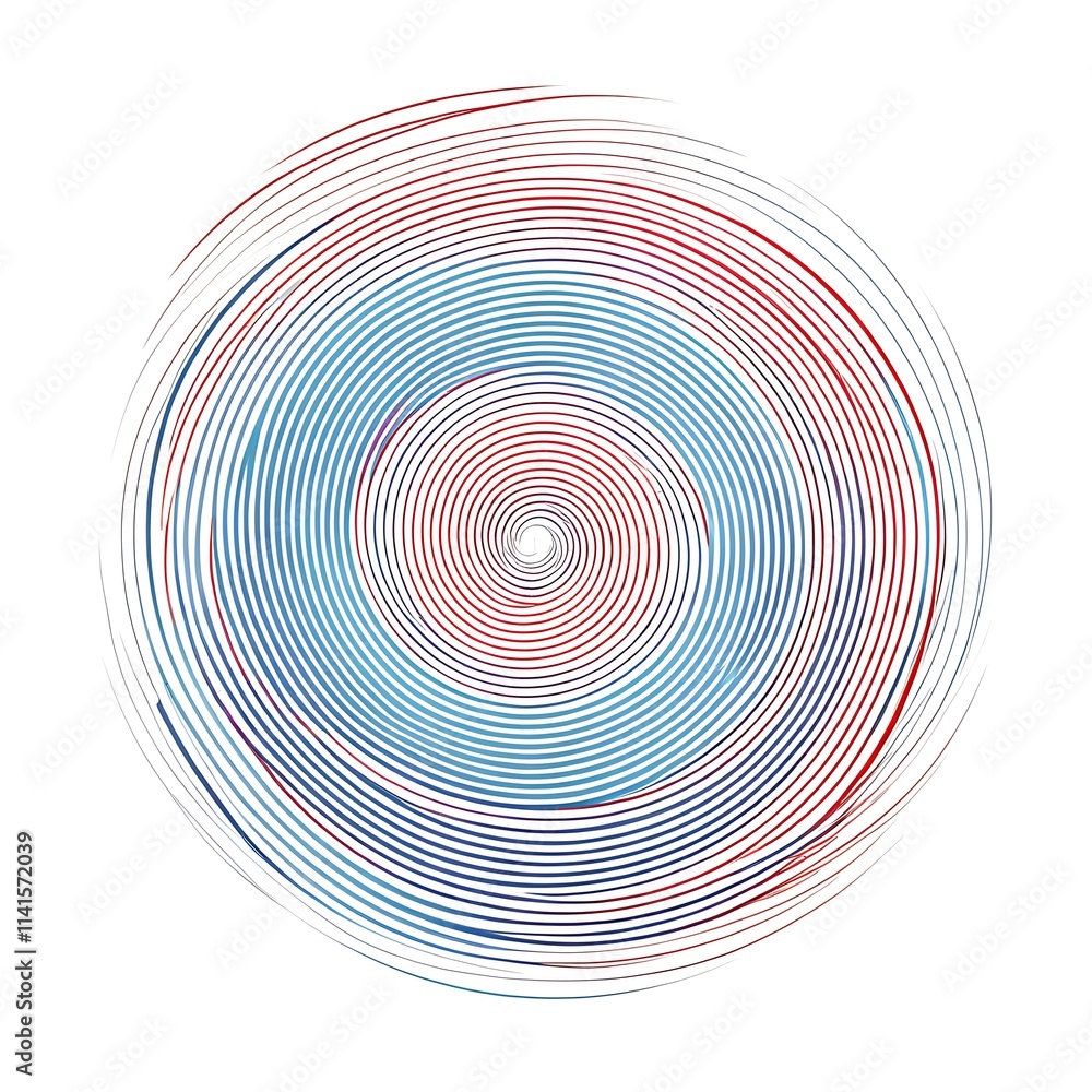Fototapeta premium Abstract background with dynamic effect optical illusion of distortion of space modern pattern 3d vector illustration for design