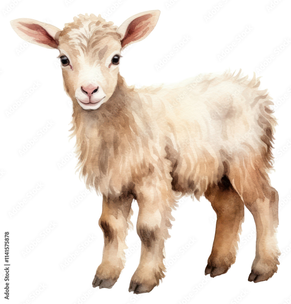 Obraz premium PNG Animal livestock mammal sheep.