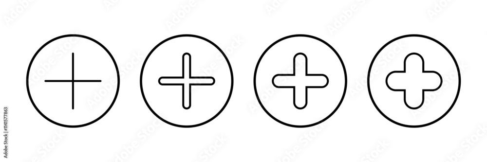 Plus Icon vector isolated on white background. Add plus icon. Addition sign. Medical Plus icon Plus Icon vector isolated on white background. Add plus icon. Addition sign. Medical Plus icon