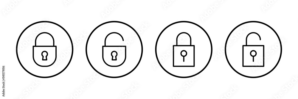 Lock icon vector isolated on white background. Encryption icon. Security symbol. Secure. Private Lock icon vector isolated on white background. Encryption icon. Security symbol. Secure. Private
