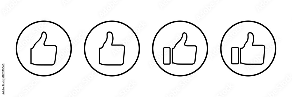 like icon vector isolated on white background. Thumbs up icon. social media icon like icon vector isolated on white background. Thumbs up icon. social media icon