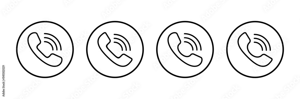 Call icon vector isolated on white background. Phone icon vector. mobile phone. telephone icon Call icon vector isolated on white background. Phone icon vector. mobile phone. telephone icon