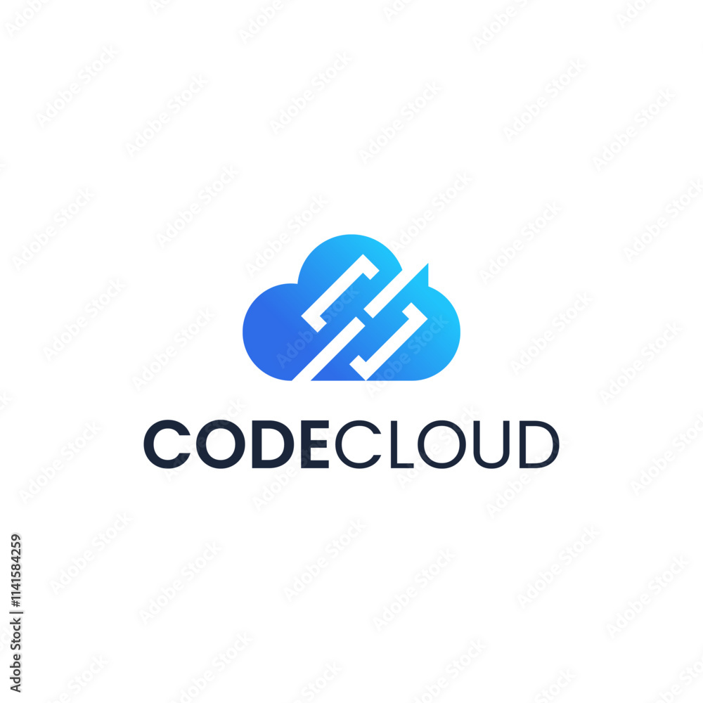 Code cloud logo designs Code cloud logo designs