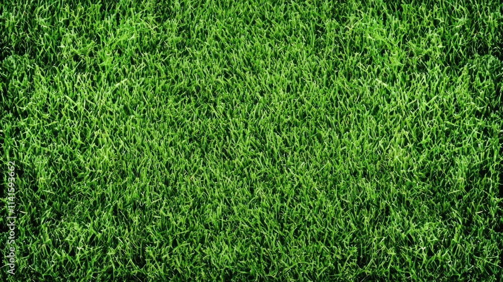 Fototapeta premium Vibrant Green Grass Texture Background in Full Frame View