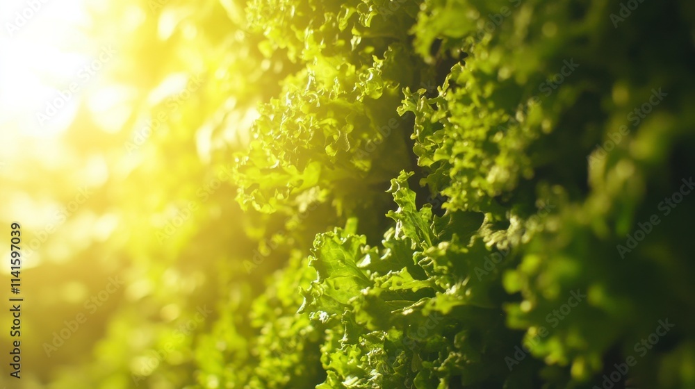 Fresh Greens Growing in a Vibrant Home Garden Fresh Greens Growing in a Vibrant Home Garden