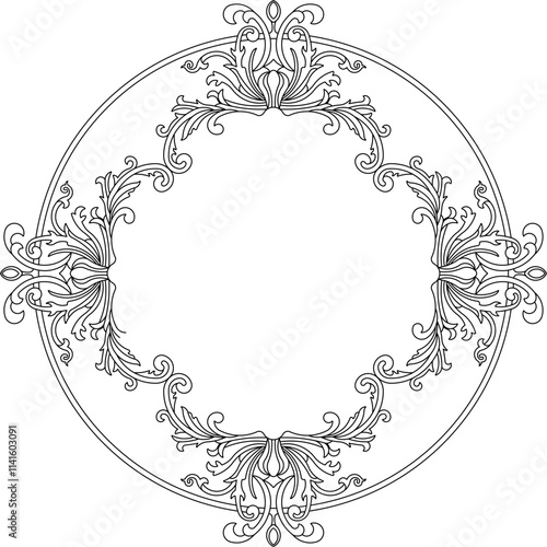 illustration design sketch vector image icon logo symbol decoration ornament background pattern modern traditional ethnic floral line mandala rosette 