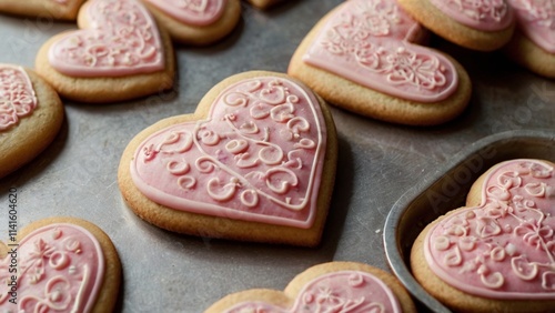 heart shaped cookies