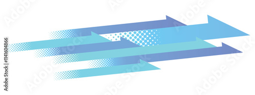 上昇する矢印のイラスト