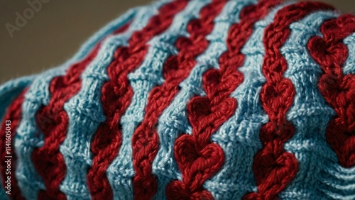 knitting wool and needles