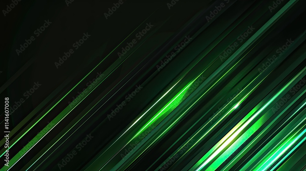 Abstract green diagonal lines creating a modern, sleek design. Abstract green diagonal lines creating a modern, sleek design.