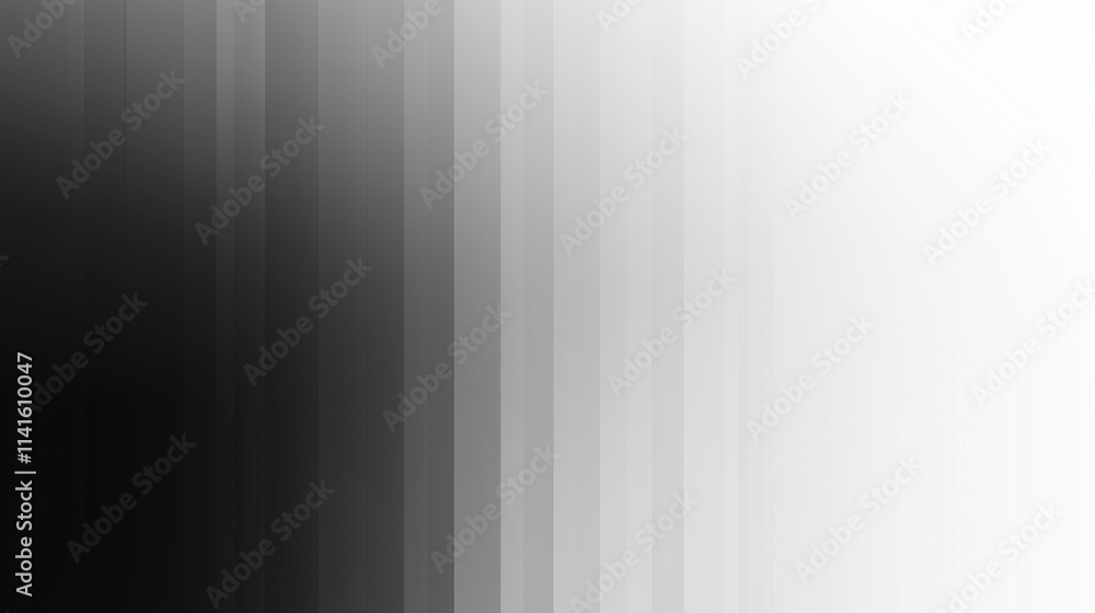 Elegant Gradation from White to Black, Displaying a Perfectly Smooth and Artifact-Free Blend. Elegant Gradation from White to Black, Displaying a Perfectly Smooth and Artifact-Free Blend.