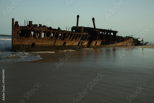 Shipwreck, the Maheno on Fraser Island.