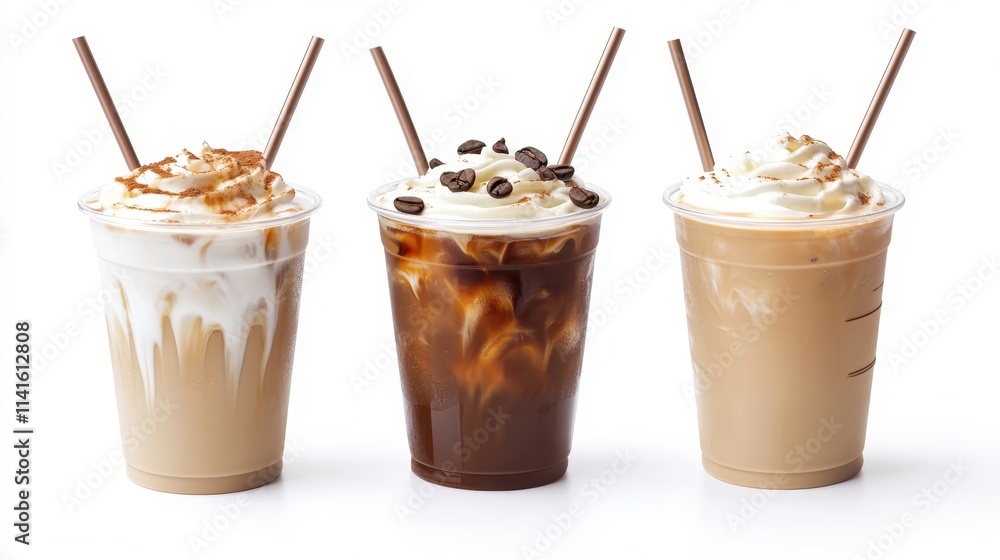Watercolor of ice coffee in glass,americano coffee,iced cold brew coffee in plastic takeout cup,Ice latte,Drink element,menu Hot and cold coffee beverage,promotion, marketing, banner. Watercolor of ice coffee in glass,americano coffee,iced cold brew coffee in plastic takeout cup,Ice latte,Drink element,menu Hot and cold coffee beverage,promotion, marketing, banner.