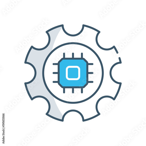Chip Setting vector icon