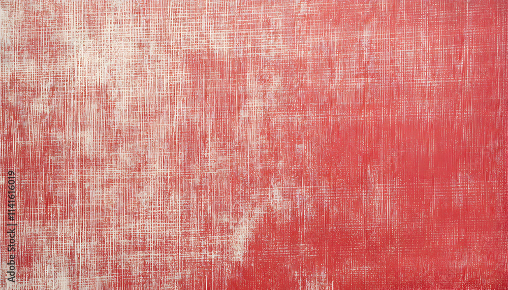 Fototapeta premium Red and White Abstract Texture Background Illustration