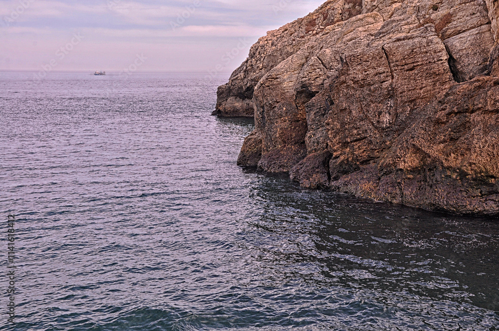 Beautiful seascape in Sile, Istanbul, Turkey. Black sea view. Beautiful seascape in Sile, Istanbul, Turkey. Black sea view.