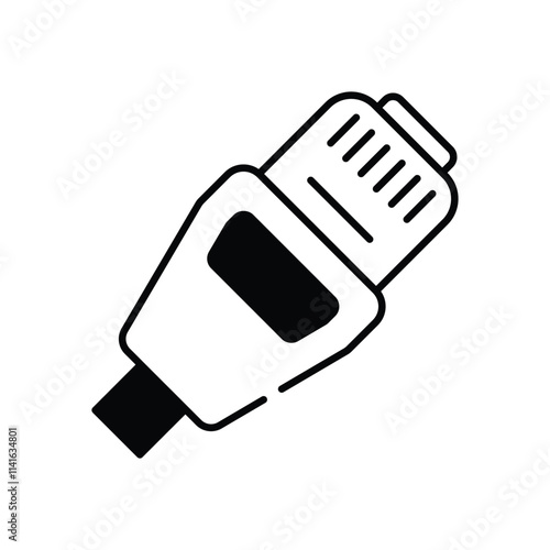 LAN Cable vector icon