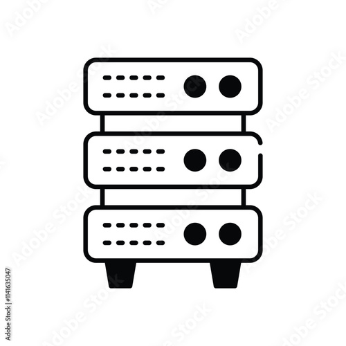 Network Storage vector icon