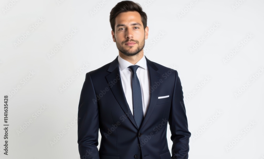 Confident male in business suit Confident male in business suit