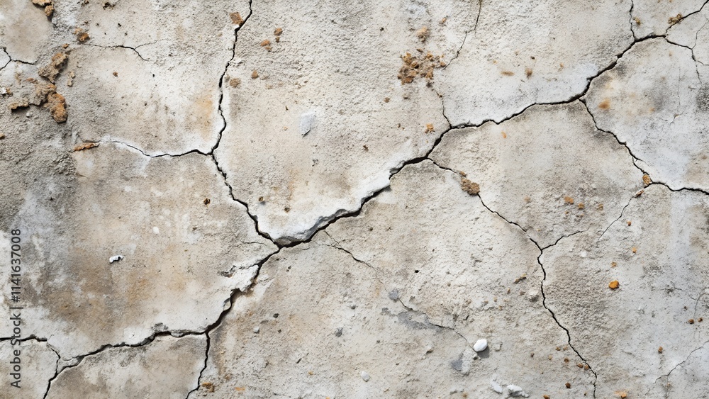 Fototapeta premium Rough Concrete Texture with Cracks and Imperfections